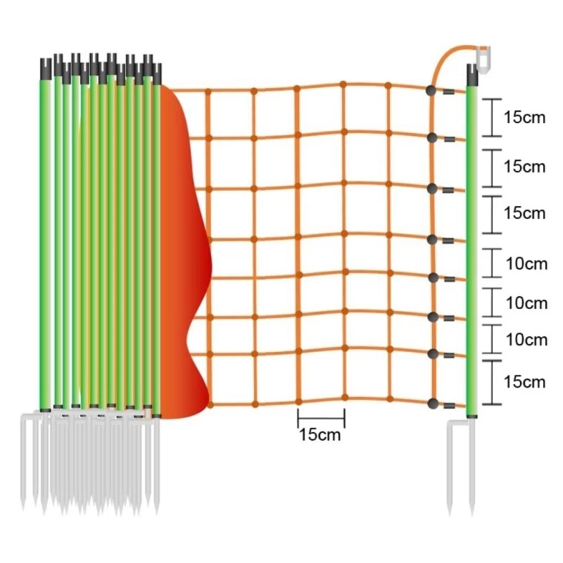 Schafzaun »Euronetz« Jumbo Leitmix Zaun · 50m 2 Spitzen, 90cm 5 Schafzaun »Euronetz« Jumbo Leitmix Zaun · 50m 2 Spitzen, 90cm - Image 3