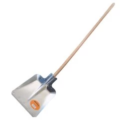 Alu Schneeschaufel »Mustang« Stallschaufel Mit Stiel · 150x38cm