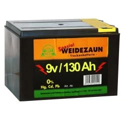 Batterie Weidezaun »Spezial« Batterie Zink / Kohle · 9v 130Ah