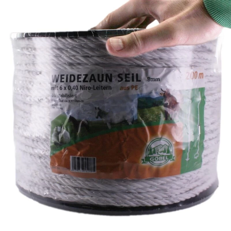 Elektroseil »Plus« Elektroseil · 8mm, 200m, Weiß 6 Elektroseil »Plus« Elektroseil · 8mm, 200m, Weiß - Image 4