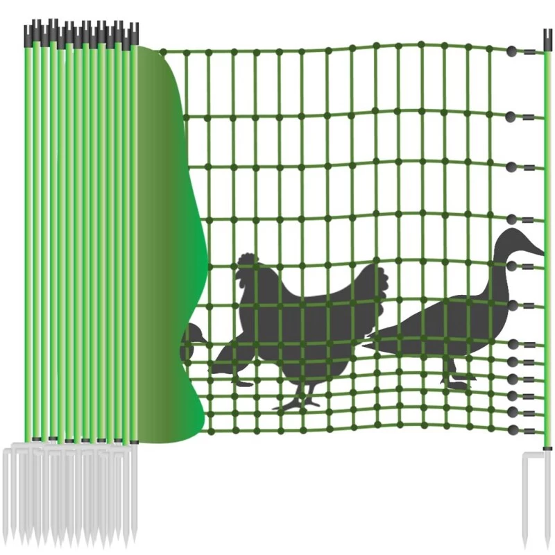Geflügelzaun »Euronetz« KEIN Elektrozaun · 50m 2 Spitzen, 112cm 3 Geflügelzaun »Euronetz« KEIN Elektrozaun · 50m 2 Spitzen, 112cm