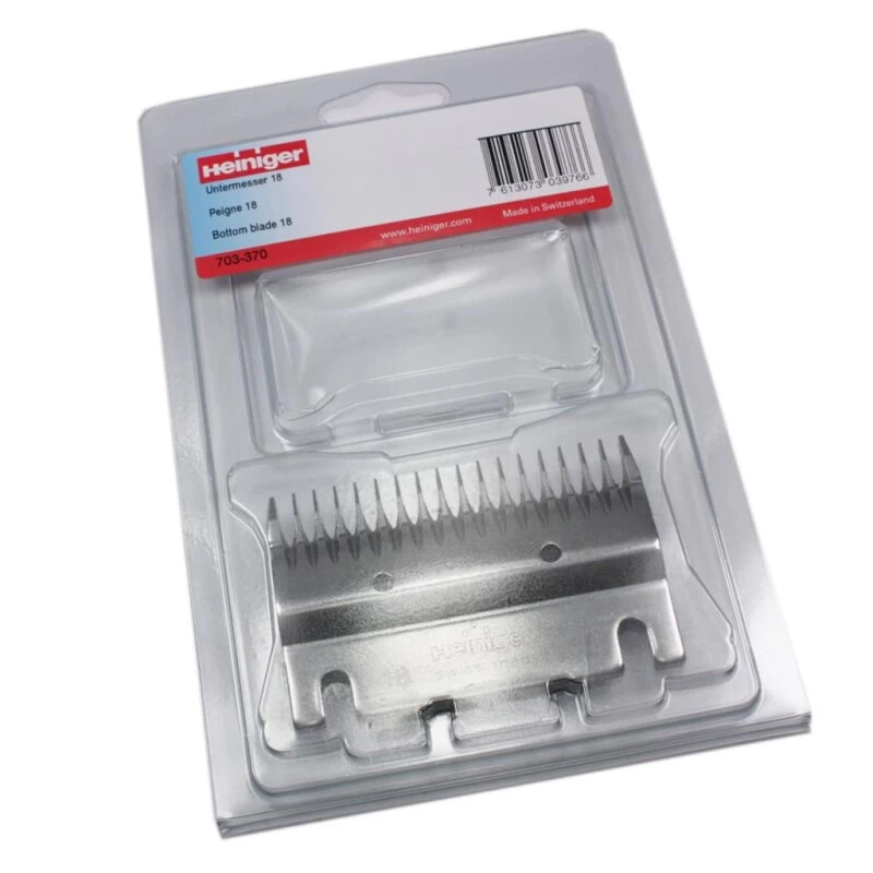 Heiniger »703-370« Untermesser 18 Zähne 6 Heiniger »703-370« Untermesser 18 Zähne - Image 4
