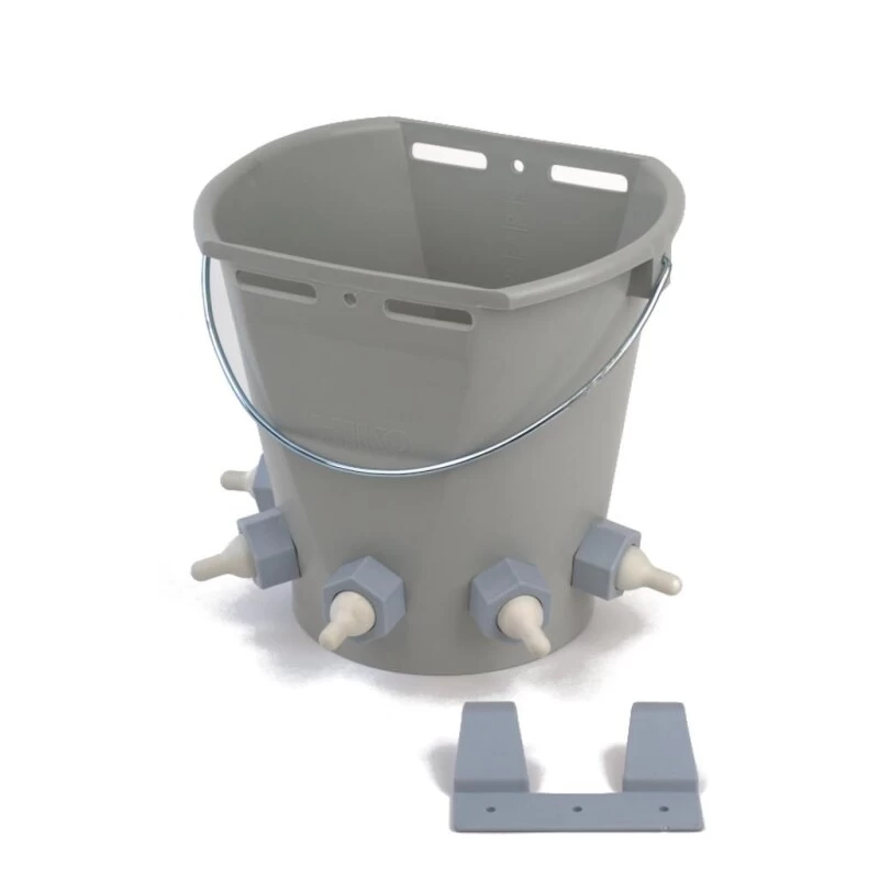 Lämmer Tränkeeimer »Classic« Komplett Mit 5 Saugern 3 Lämmer Tränkeeimer »Classic« Komplett Mit 5 Saugern