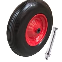 Schubkarren Rad »Safe« Pannensicher, Schwarz · Achse 20mm