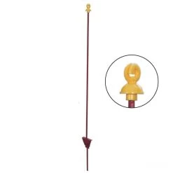 Pfähle Weidezaun »Doppelring« 10x, Metallpfähle · Rund 7mm, 105cm