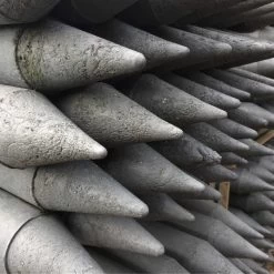 33 X Recycling Pfähle »Rund« 1,75m 10cm Palette -Heimtierprodukte Geschäft recycling pfaehle rund 175m 10cm palette8