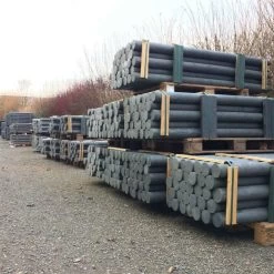 74 X Recyclingpfosten »Rund« 2,00m 7cm Palette -Heimtierprodukte Geschäft recyclingpfosten rund 200m 7cm palette7