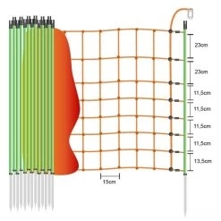 Schafnetz »Euronetz« Elektrozaun · 50m 1 Spitze, 106cm 11 Schafnetz »Euronetz« Elektrozaun · 50m 1 Spitze, 106cm -Heimtierprodukte Geschäft schafnetz euro netz elektrozaun 50m 1 spitze 106cm3