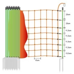 Schafzaun »Euronetz« Elektrozaun · 25m 2 Spitzen, 106cm -Heimtierprodukte Geschäft schafzaun euronetz elektrozaun 25m 2 spitzen 106cm3