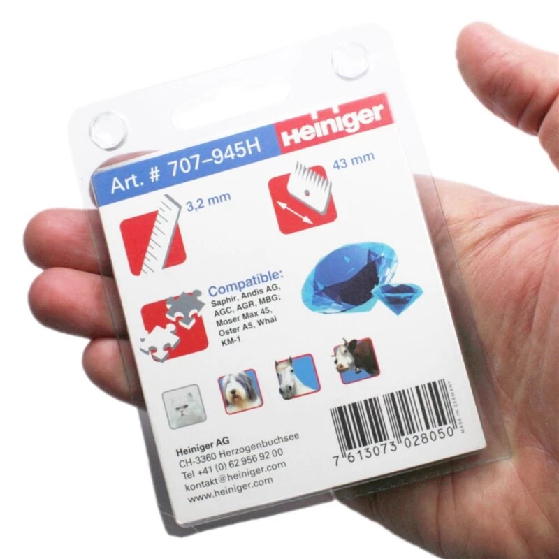 Scherköpfe »Heiniger Saphir 7F« 3,2mm 5 Scherköpfe »Heiniger Saphir 7F« 3,2mm - Image 3