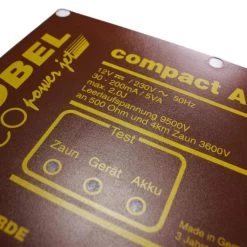 Weidegerät 12v 230v »Compact AN2500« Bis 30km -Heimtierprodukte Geschäft weidegeraet 12v 230v compact an2500 bis 30km3