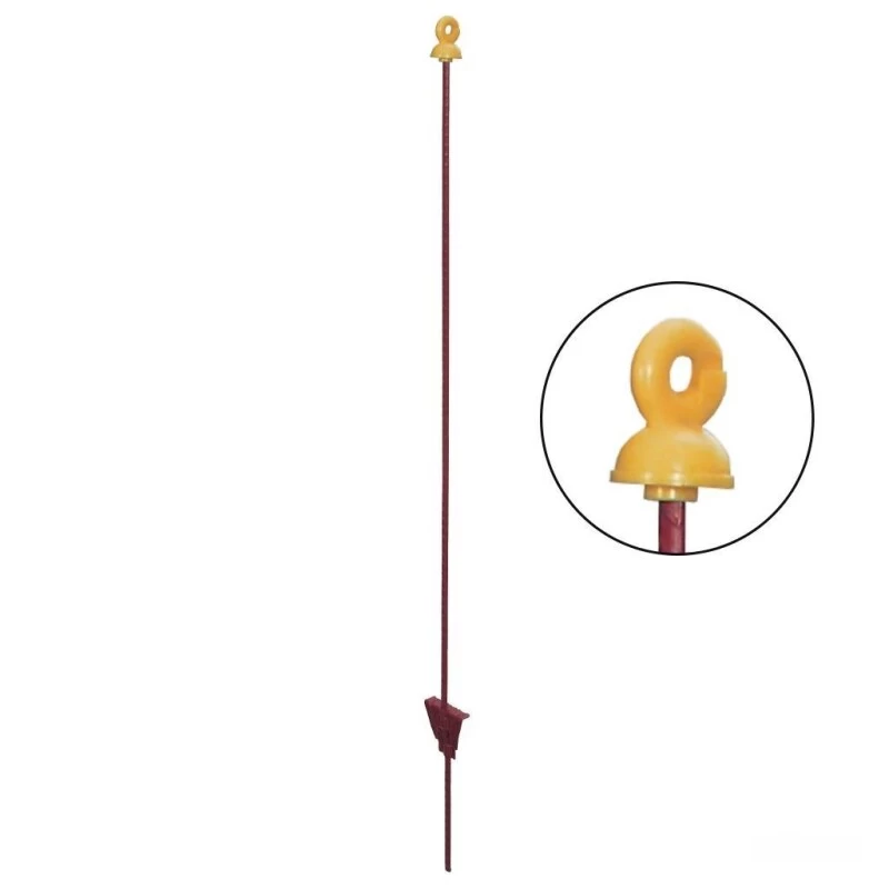 Weidepfähle »Vollring« 10x, Federstahl Metall · Rund 7mm, 105cm 3 Weidepfähle »Vollring« 10x, Federstahl Metall · Rund 7mm, 105cm