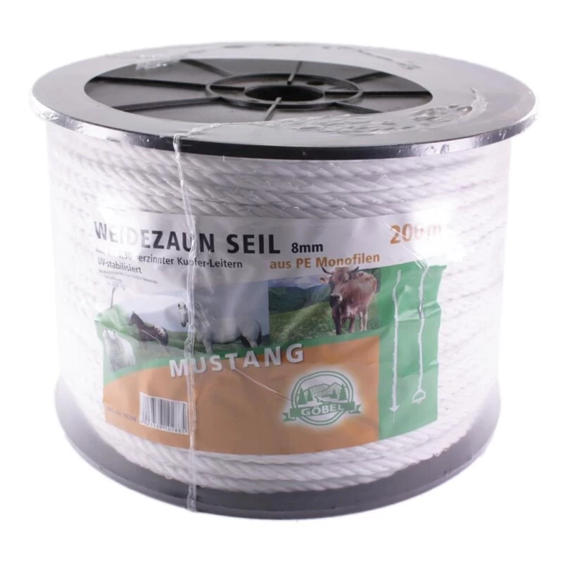 Weideseil »Mustang« Elektroseil · 8mm, 200m 3 Weideseil »Mustang« Elektroseil · 8mm, 200m
