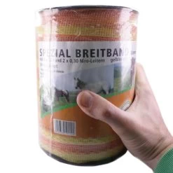 Weidezaunband »Spezial« Breitband · 20mm, 200m, Gelb-orange -Heimtierprodukte Geschäft weidezaunband spezial breitband 20mm 200m 34