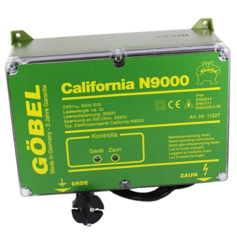 Weidezaungerät 230v »California N9000 « Bis 20km 3 Weidezaungerät 230v »California N9000 « Bis 20km