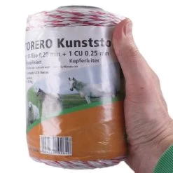 Weidezaunlitze »Torero« Kunststofflitze · 400m, Weiß-rot -Heimtierprodukte Geschäft weidezaunlitze torero kunststofflitze 400m4