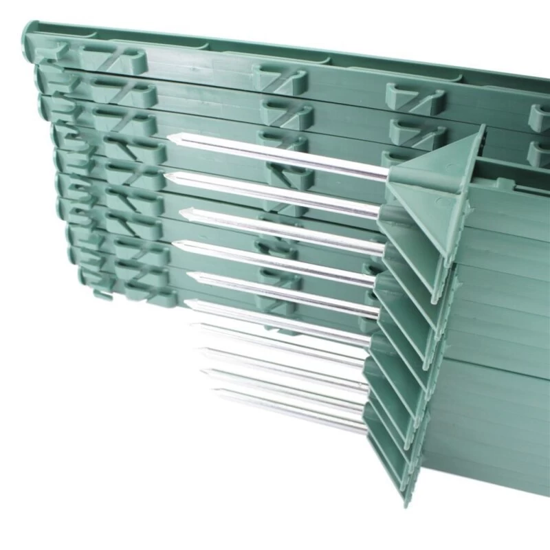 20x Weidezaunpfähle »Dreieckstritt« 150cm Kunststoffpfähle 3 20x Weidezaunpfähle »Dreieckstritt« 150cm Kunststoffpfähle