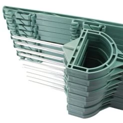 20x Weidezaunpfähle »Steigbügel« 115cm Kunststoff Pfähle