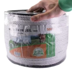 Weidezaunseil »Classic« Elektroseil · 6mm, 500m, Weiß -Heimtierprodukte Geschäft weidezaunseil elektroseil 6mm 500m4
